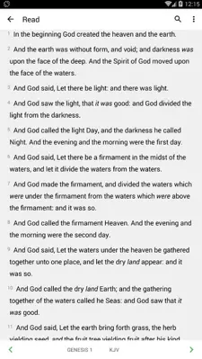 Bible android App screenshot 1