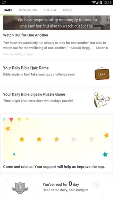 Bible android App screenshot 5