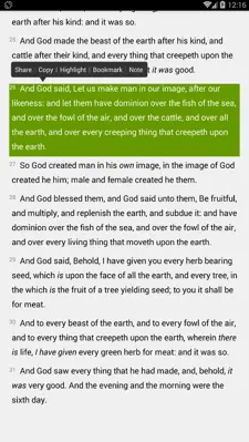 Bible android App screenshot 6