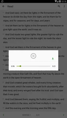 Bible android App screenshot 7